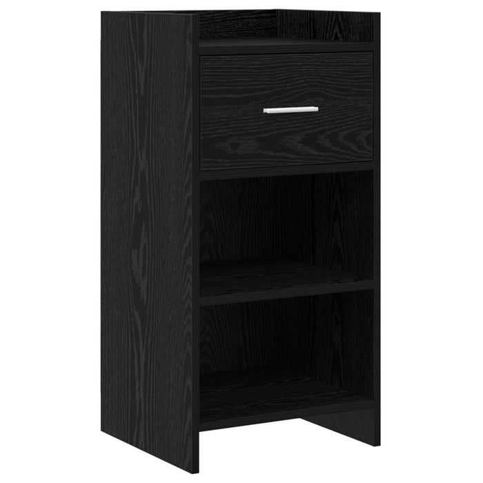 Bufet Stejar Negru 40 x 36 x 80 cm Lemn prelucrat WALTI