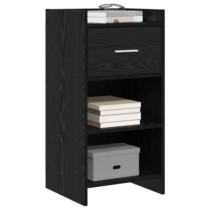 Bufet Stejar Negru 40 x 36 x 80 cm Lemn prelucrat WALTI