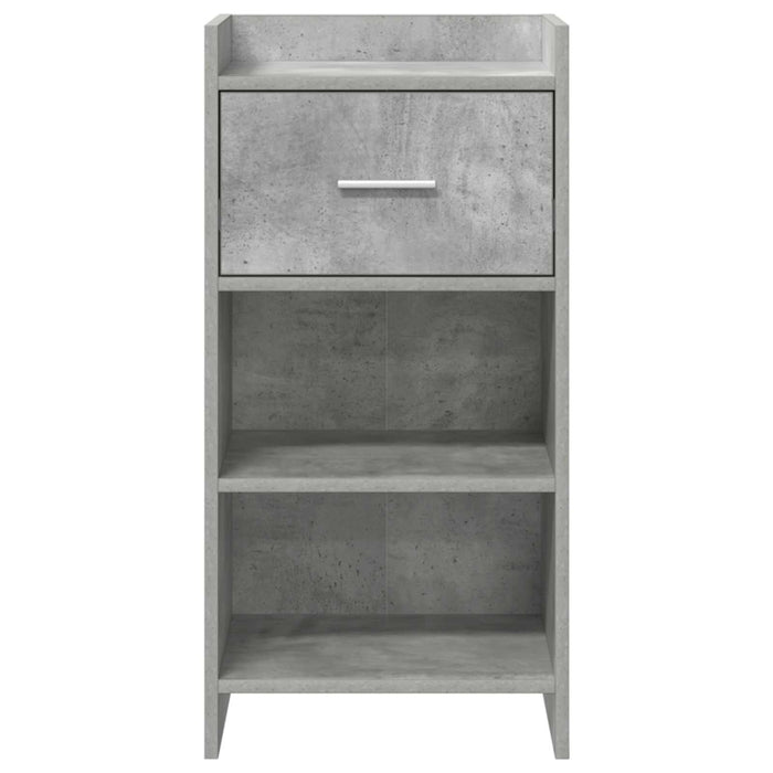Bufet Gri Beton 40 x 36 x 80 cm Lemn prelucrat WALTI
