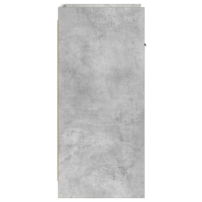 Bufet Gri Beton 40 x 36 x 80 cm Lemn prelucrat WALTI