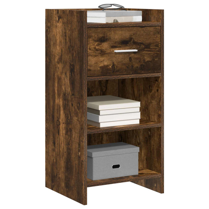 Bufet Stejar fumuriu 40 x 36 x 80 cm Lemn prelucrat WALTI