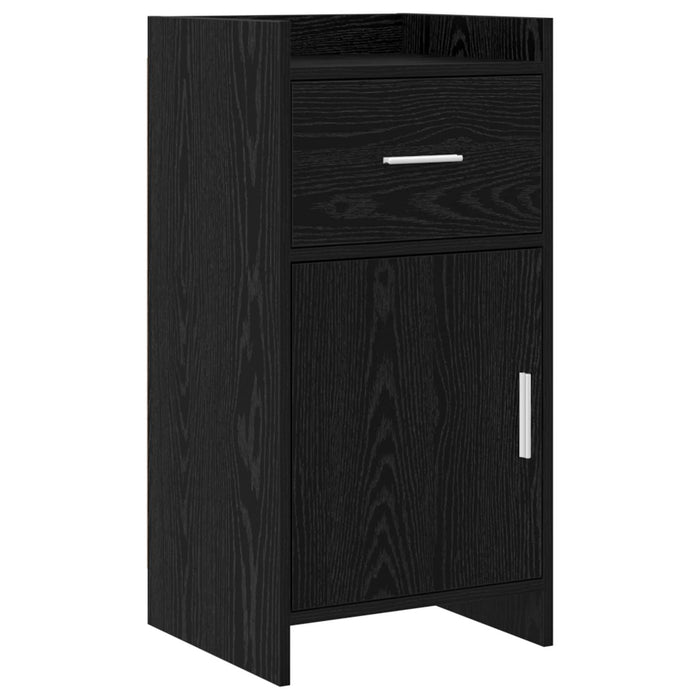 Bufet Stejar Negru 40 x 36 x 80 cm Lemn prelucrat WALTI