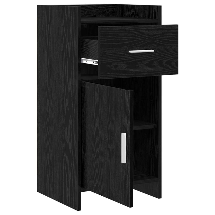 Bufet Stejar Negru 40 x 36 x 80 cm Lemn prelucrat WALTI