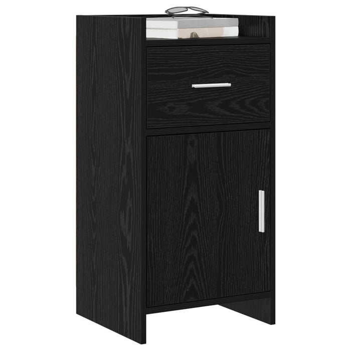 Bufet Stejar Negru 40 x 36 x 80 cm Lemn prelucrat WALTI