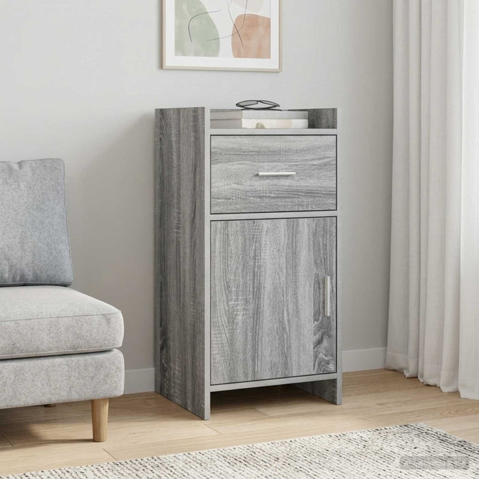 Bufet Sonoma gri 40 x 36 x 80 cm Lemn prelucrat - WALTI WALTI