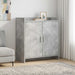 Bufet Gri Beton 72 x 36 x 80 cm Lemn prelucrat - WALTI WALTI