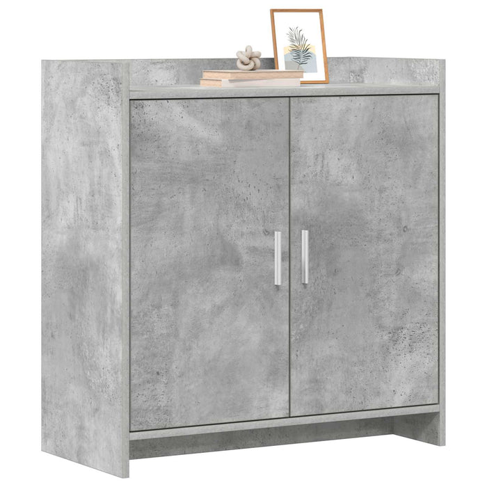 Bufet Gri Beton 72 x 36 x 80 cm Lemn prelucrat WALTI