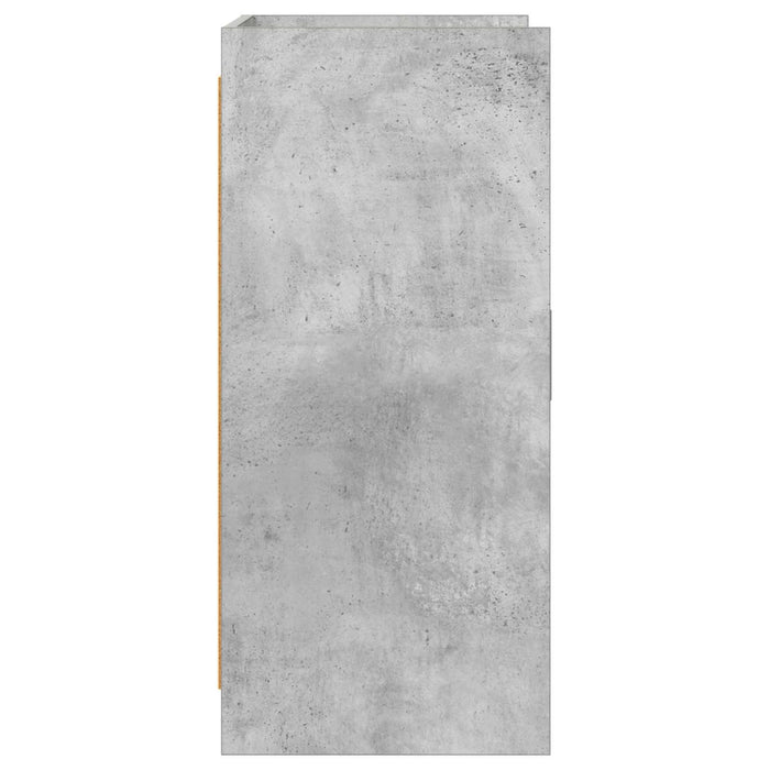 Bufet Gri Beton 72 x 36 x 80 cm Lemn prelucrat WALTI