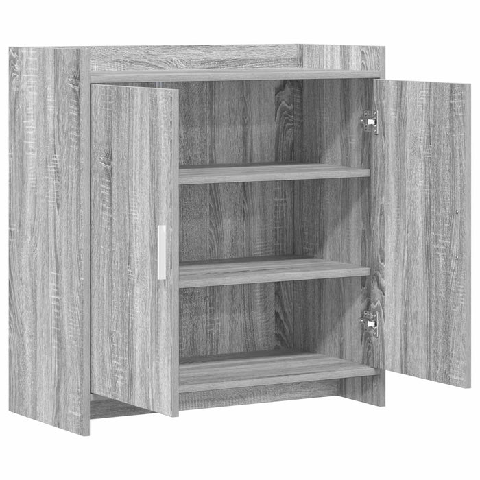 Bufet Sonoma gri 72 x 36 x 80 cm Lemn prelucrat WALTI