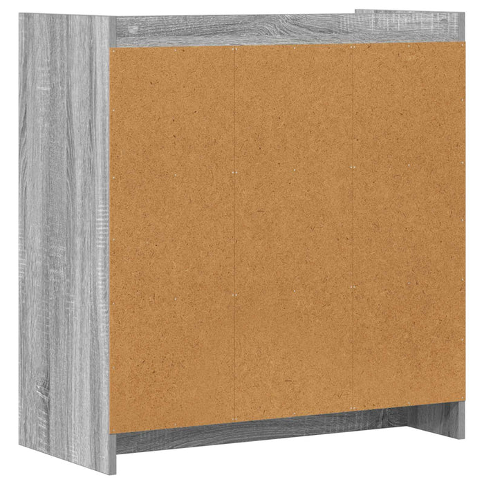 Bufet Sonoma gri 72 x 36 x 80 cm Lemn prelucrat WALTI