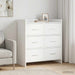 Bufet Alb 75 x 33 x 80 cm Lemn prelucrat - WALTI WALTI
