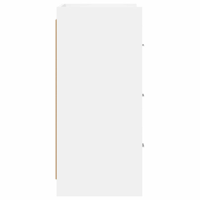 Bufet Alb 75 x 33 x 80 cm Lemn prelucrat WALTI