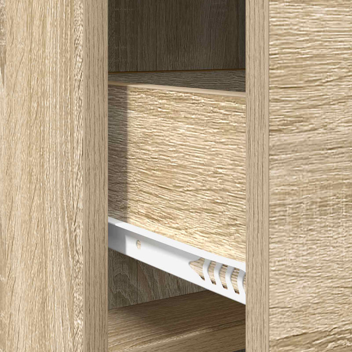 Bufet Stejar Sonoma 75 x 33 x 80 cm Lemn prelucrat WALTI