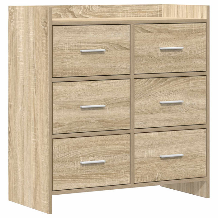 Bufet Stejar Sonoma 75 x 33 x 80 cm Lemn prelucrat WALTI