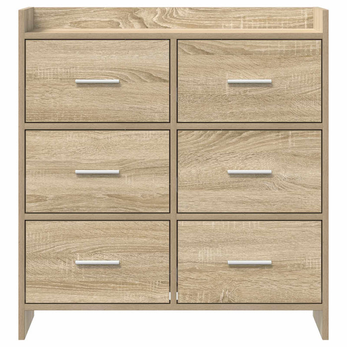 Bufet Stejar Sonoma 75 x 33 x 80 cm Lemn prelucrat WALTI