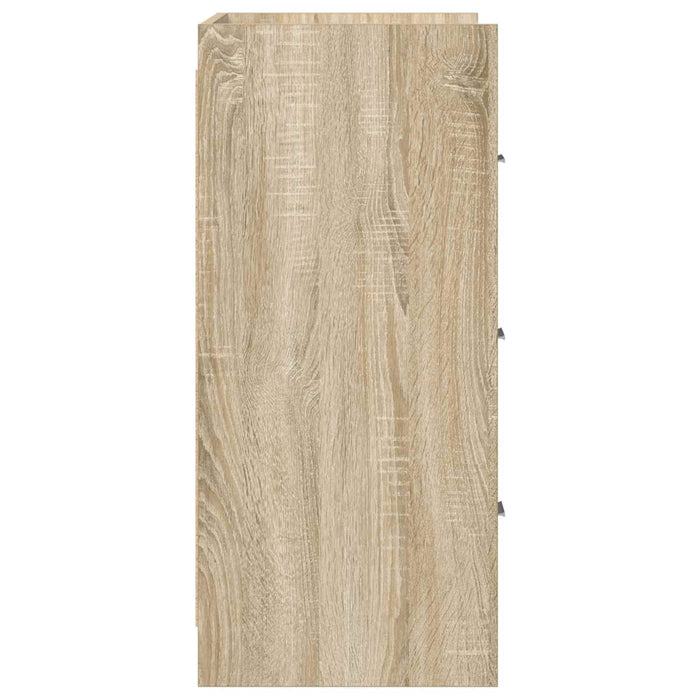 Bufet Stejar Sonoma 75 x 33 x 80 cm Lemn prelucrat WALTI