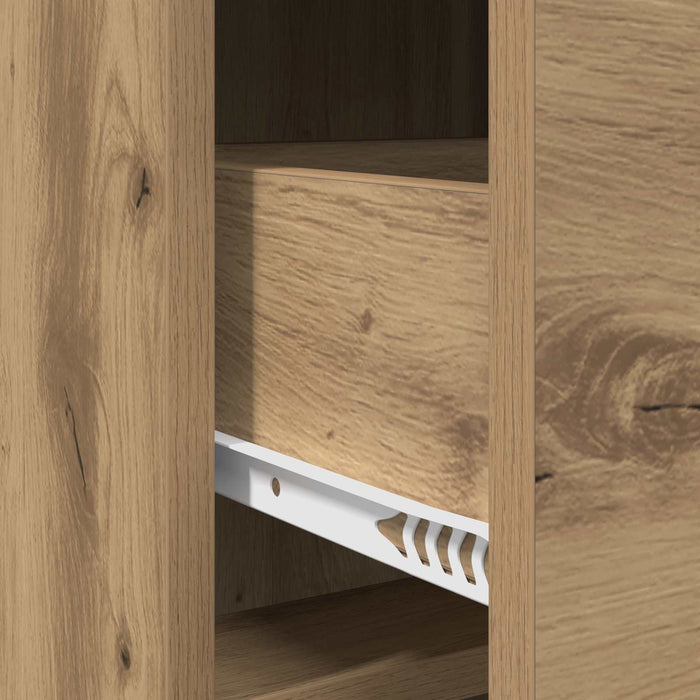 Bufet Stejar Artizanal 75 x 33 x 80 cm Lemn prelucrat WALTI