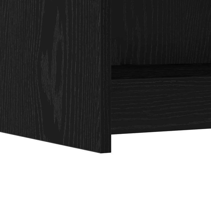 Bufet Stejar Negru 75 x 36 x 80 cm Lemn prelucrat WALTI