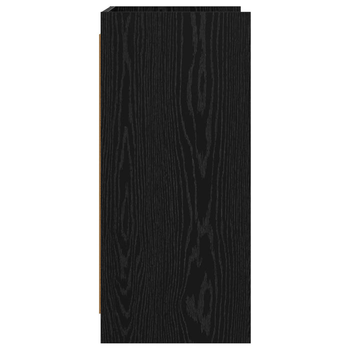 Bufet Stejar Negru 75 x 36 x 80 cm Lemn prelucrat WALTI
