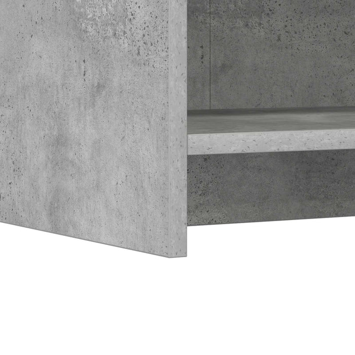 Bufet Gri Beton 75 x 36 x 80 cm Lemn prelucrat WALTI