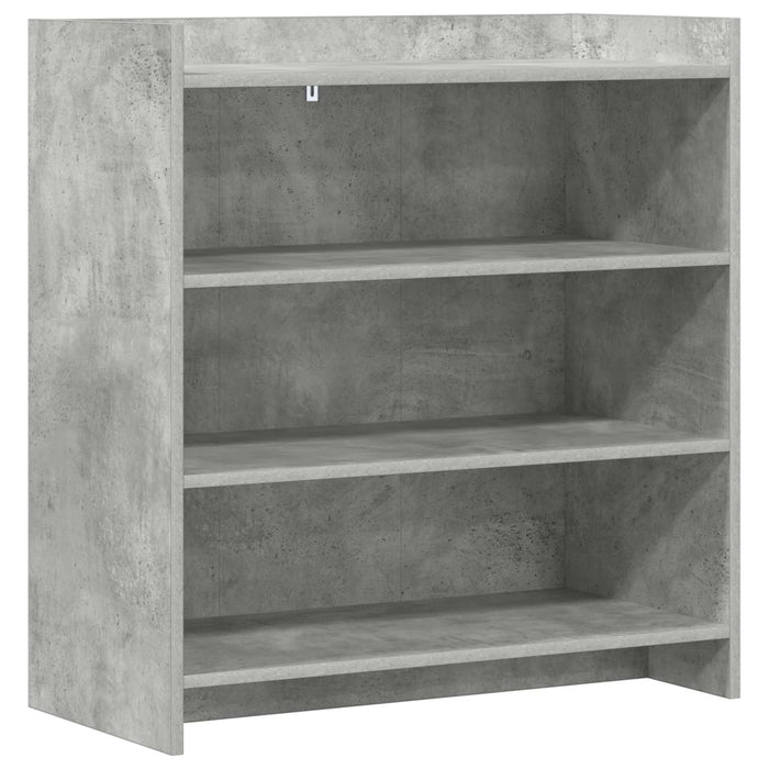 Bufet Gri Beton 75 x 36 x 80 cm Lemn prelucrat WALTI