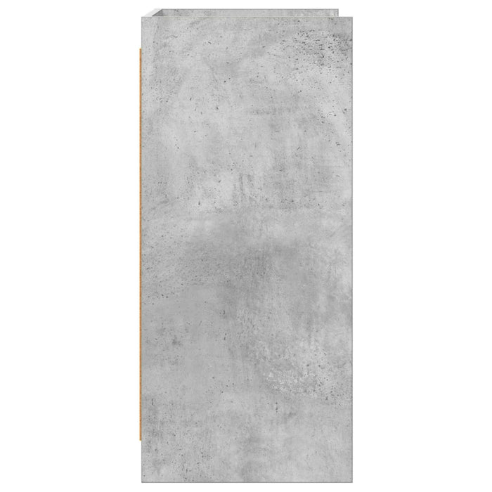 Bufet Gri Beton 75 x 36 x 80 cm Lemn prelucrat WALTI