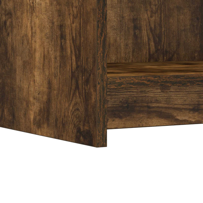 Bufet Stejar fumuriu 75 x 36 x 80 cm Lemn prelucrat WALTI