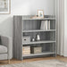 Bufet Sonoma gri 75 x 36 x 80 cm Lemn prelucrat - WALTI WALTI