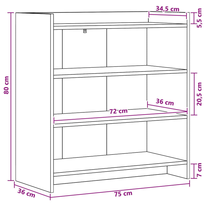 Bufet Lemn vechi 75 x 36 x 80 cm Lemn prelucrat WALTI