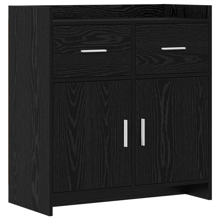 Bufet Stejar Negru 75 x 36 x 80 cm Lemn prelucrat WALTI
