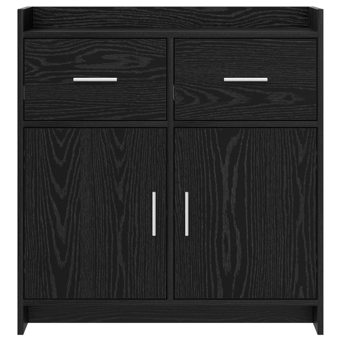 Bufet Stejar Negru 75 x 36 x 80 cm Lemn prelucrat WALTI