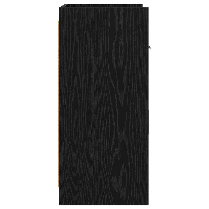 Bufet Stejar Negru 75 x 36 x 80 cm Lemn prelucrat WALTI