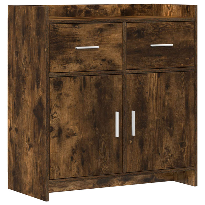 Bufet Stejar fumuriu 75 x 36 x 80 cm Lemn prelucrat WALTI