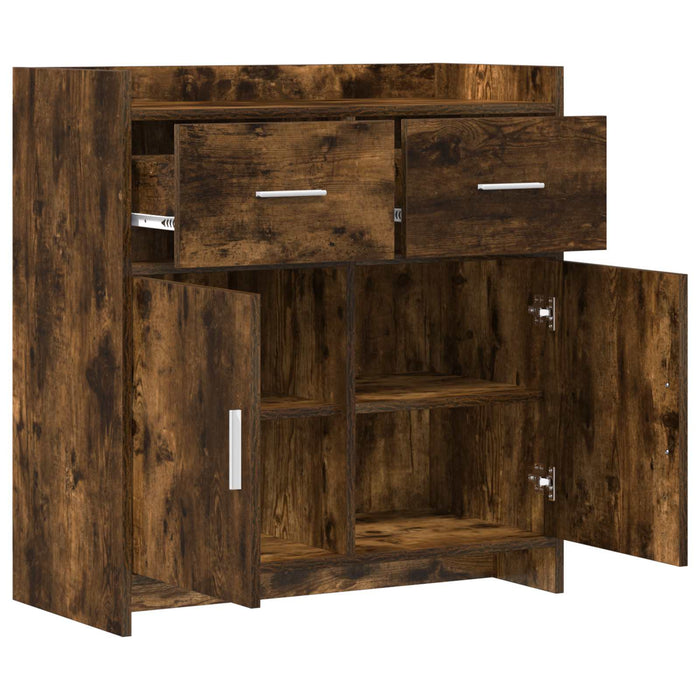 Bufet Stejar fumuriu 75 x 36 x 80 cm Lemn prelucrat WALTI