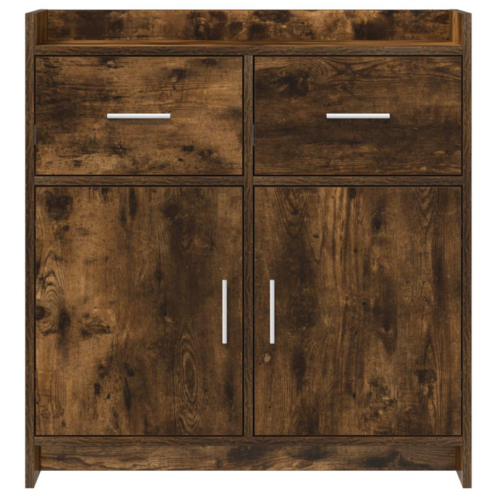 Bufet Stejar fumuriu 75 x 36 x 80 cm Lemn prelucrat WALTI