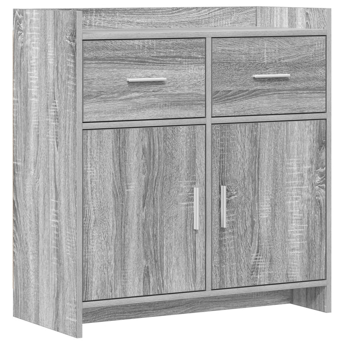 Bufet Sonoma gri 75 x 36 x 80 cm Lemn prelucrat WALTI