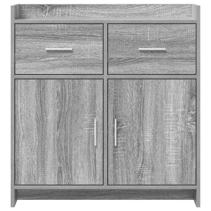 Bufet Sonoma gri 75 x 36 x 80 cm Lemn prelucrat WALTI