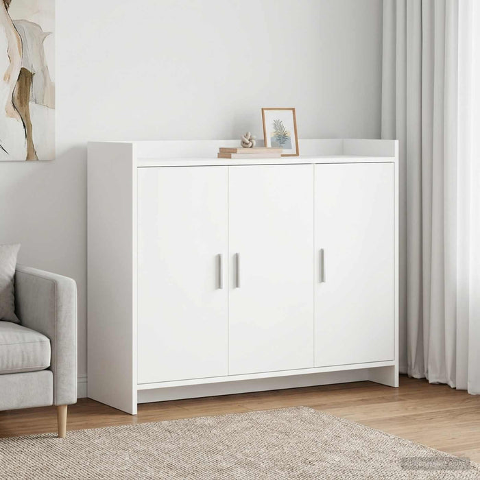Bufet Alb 98,5 x 33 x 80 cm Lemn prelucrat - WALTI WALTI