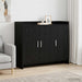 Bufet Stejar Negru 98,5 x 33 x 80 cm Lemn prelucrat - WALTI WALTI
