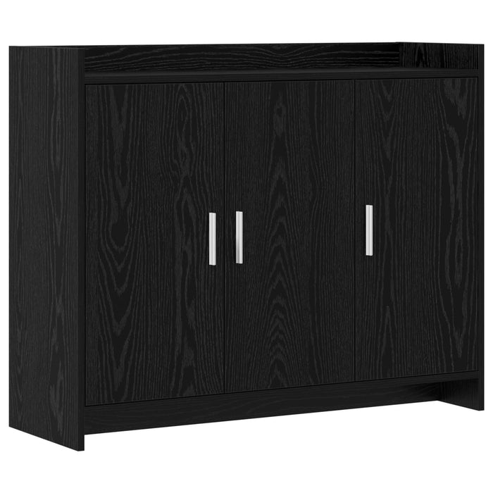 Bufet Stejar Negru 98,5 x 33 x 80 cm Lemn prelucrat WALTI