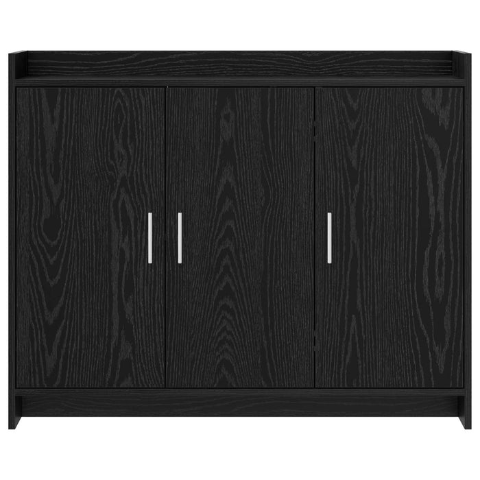 Bufet Stejar Negru 98,5 x 33 x 80 cm Lemn prelucrat WALTI