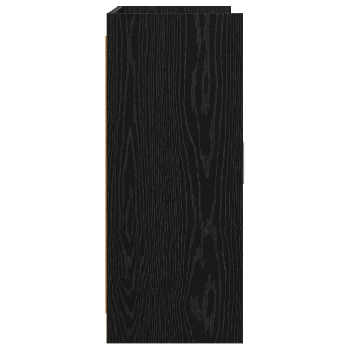 Bufet Stejar Negru 98,5 x 33 x 80 cm Lemn prelucrat WALTI