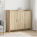 Bufet Stejar Sonoma 98,5 x 33 x 80 cm Lemn prelucrat - WALTI WALTI