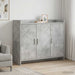 Bufet Gri Beton 98,5 x 33 x 80 cm Lemn prelucrat - WALTI WALTI