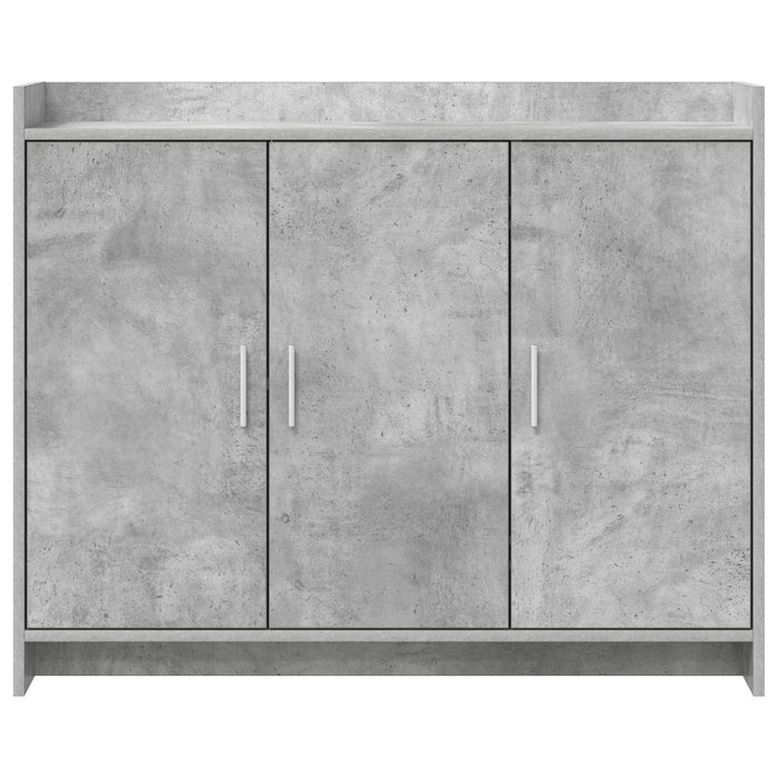 Bufet Gri Beton 98,5 x 33 x 80 cm Lemn prelucrat WALTI