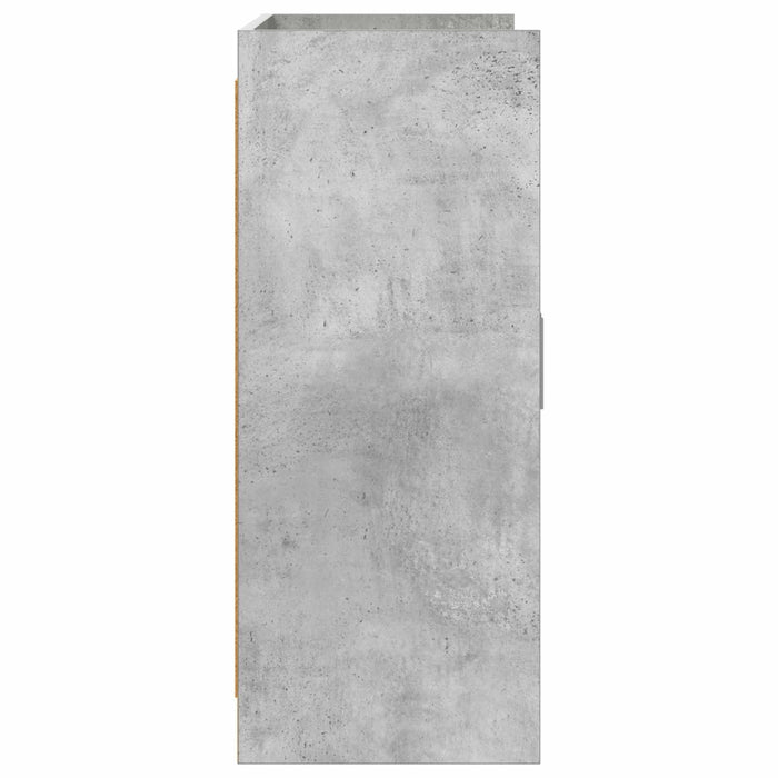 Bufet Gri Beton 98,5 x 33 x 80 cm Lemn prelucrat WALTI