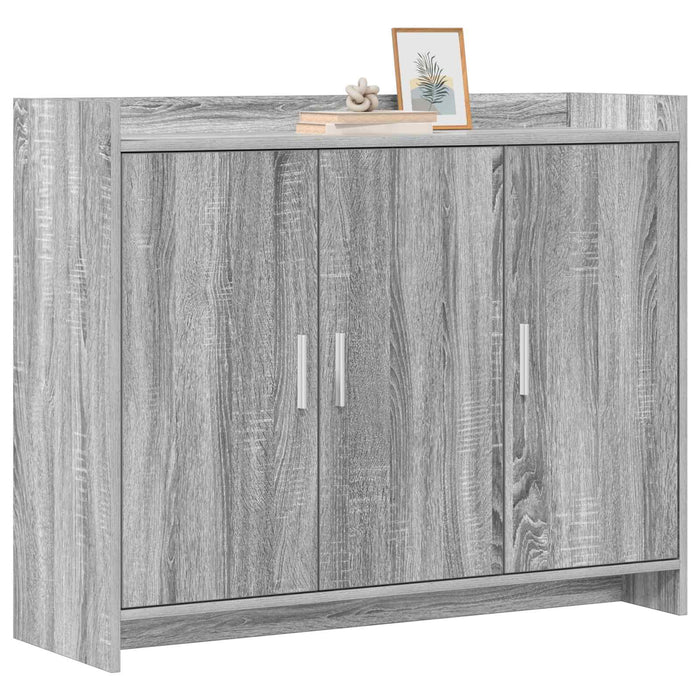 Bufet Sonoma gri 98,5 x 33 x 80 cm Lemn prelucrat WALTI