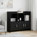 Bufet Stejar Negru 98,5 x 33 x 80 cm Lemn prelucrat - WALTI WALTI
