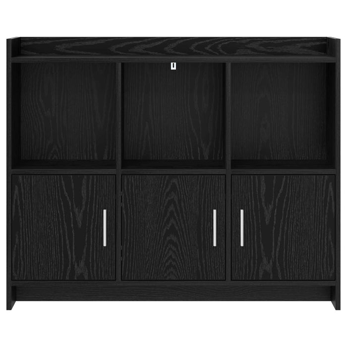 Bufet Stejar Negru 98,5 x 33 x 80 cm Lemn prelucrat WALTI