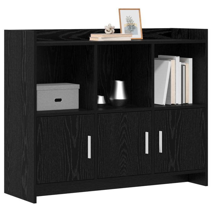 Bufet Stejar Negru 98,5 x 33 x 80 cm Lemn prelucrat WALTI